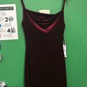 Jump Apparel Embellished Cowl Neck Velvet Dress in Wine Photo 0