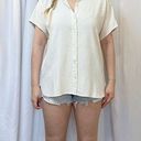 Tommy Bahama Vintage  Women's Talulla Silk Camp Shirt - Ivory - S Photo 0