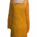 Divided Yellow Lace Dress  Photo 0