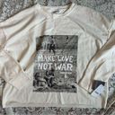 Grayson Threads NWT Make Love Not War XL Woodstock Pullover Photo 0