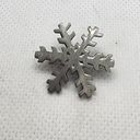 Krass&co Vintage AJR . Pewter Snowflake Brooch Photo 1