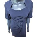 Shelby & Palmer  Navy Blue Dress Size 8 Ruched Sides New! Photo 2