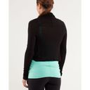 Lululemon  Iconic Wrap Front Long Sleeve Sweater Black 12 Photo 1