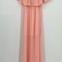 Show Me Your Mumu NWT  Frosty Pink Hacienda Maxi Dress NWT Small off shoulder Photo 5