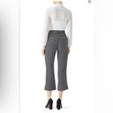 Equipment  Bergen 100% Silk Checkered Cropped Pants, EUC, Size 6, MSRP $340 Photo 1