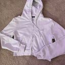 Brandy Melville Cropped Zip-up Hoodie Photo 0