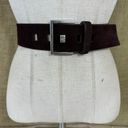 Calvin Klein Vintage  Chocolate Brown Suede Leather Belt M 29-33 Inches Photo 0