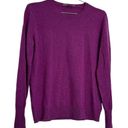 Everlane  Crewneck The Cashmere Blend Purple Sweater Photo 1