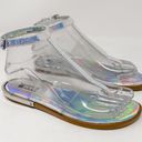 DKNY  Ava Iridescent Ankle Strap Thong Sandals, NEW, Size 6, MSRP $120 Photo 8