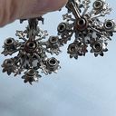 Vintage Blue  AB and silver clip earrings Photo 2