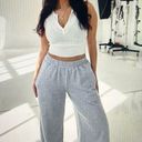 Grey Bandit Wide Leg Grey Sweatpants Photo 0