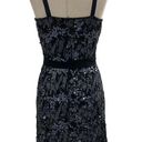 EXPRESS  Women Size XS Sequin Dress Blue Sheath Dress Party 8-485 Photo 4