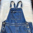 Topshop Moto Medium Wash Denim Overalls Photo 2