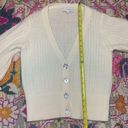 Intermix  Ella Jewel Cardigan Wool Ivory 
Sweater Size Small Photo 10