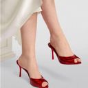 Christian Louboutin  Me Dolly Red Loubi Patent Leather Mule Sandals Size EU 37 Photo 2