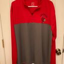 Proedge University Of Louisville Red Quarter Zip NWT Pullover Photo 0