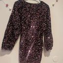 idem Ditto  Carina Shiny Purple Pink Sparkle Cocktail Party Dress Photo 4