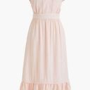 J.Crew  Point Sur V-Neck Ruffle Midi Dress Flutter Sleeve Blush Pink Size 2 Photo 0