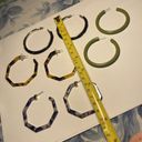 Lot Of 4 Hoop Costume Earrings Pierced Mix Photo 9