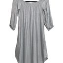 Mimi Chica Off Shoulder Dress Lightweight Striped M Photo 2