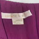 Cooper and Ella  shirt‎ purple velvet NWT XS Photo 2