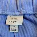 A New Day NWT  velour soft stretch ribbed jogger pant periwinkle small Photo 3