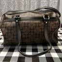 Coach  Signature Heritage Satchel Purse Doctor’s Style Bag EUC Photo 1