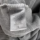 LA Made  Grey Waffle Knit Open Front Cardigan Small Photo 4