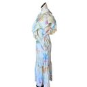 Young Fabulous and Broke NWT  Blue Cruz Maxi Tie Dye Short Casual Dress Photo 4