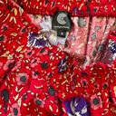 The Comfy  And Ready Floral Mini Skirt In Red S Photo 10