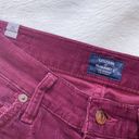 Citizens of Humanity  Burgundy Harlow Ankle Midrise Slim Corduroy Pants Size 25 Photo 1