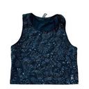 Sweaty Betty  Homestraight Running Crop Top Size Medium Paisley Print - Excellent Photo 0