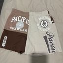 PacSun Pacific Sunwear Spliced Mini Sweat Shorts Size Medium Photo 0