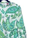 STAUD  Carolina Butterfly Paisley Green & White Cotton Mini Dress Women’s size 0 Photo 4