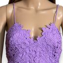 Donna Morgan Anthropologie  Renata Purple Lace Dress Sleeveless, Lined, Size US 8 Photo 3