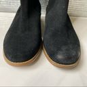 Jack Rogers  Kaitlin black suede whipstitched leather trim pull on ankle boots Photo 3