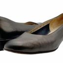 Salvatore Ferragamo  Shoes Bronze Italian Leather Square Toe Flats Women’s Size 9 Photo 3