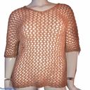 Dress Barn  open knit metallic sweater Photo 0