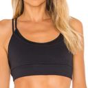 Vimmia NWT  Yoga Sports Bra, Sexy Strappy, Black Racer Back Bra, Small Photo 3