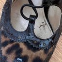 PARKE Marion  Animal Print Calf hair leather "Miki" Lace Up Pumps Size 7.5 Photo 6