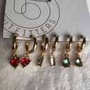 Urban Outfitters New  crystal stone earrings set Photo 0