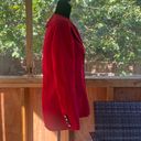 Talbots  Red 100% Wool Classic Style Coat Size 4 Photo 1