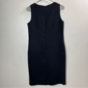 Calvin Klein Calvin‎ Klein Black Pleated Bib Sleeveless Shift Dress Size 4 Photo 2