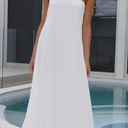 White Linen Maxi Dress Photo 0