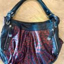 Black Rivet Like new  animal print large hobo shoulder bag. Mint condition. Sz 20”x12.5” Photo 0