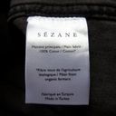 Sézane NWT Sezane Servanne Shirt in Bleached Black Chambray Snap Down Top 34 / US 2 Photo 2