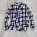 Vans  NWOT Pink & Black Checkered Flannel Sz Small Photo 0