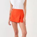 English Factory Orange  Slit Detail Skort Photo 1