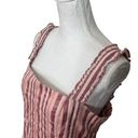 Alexis  Womens Brandy Mini Dress in Rose Stripe Wide Ruffle Shoulder XL New NWT Photo 7