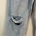 ZARA  | Light Wash Distressed Wide Leg Jeans Size 8 Women's Photo 1